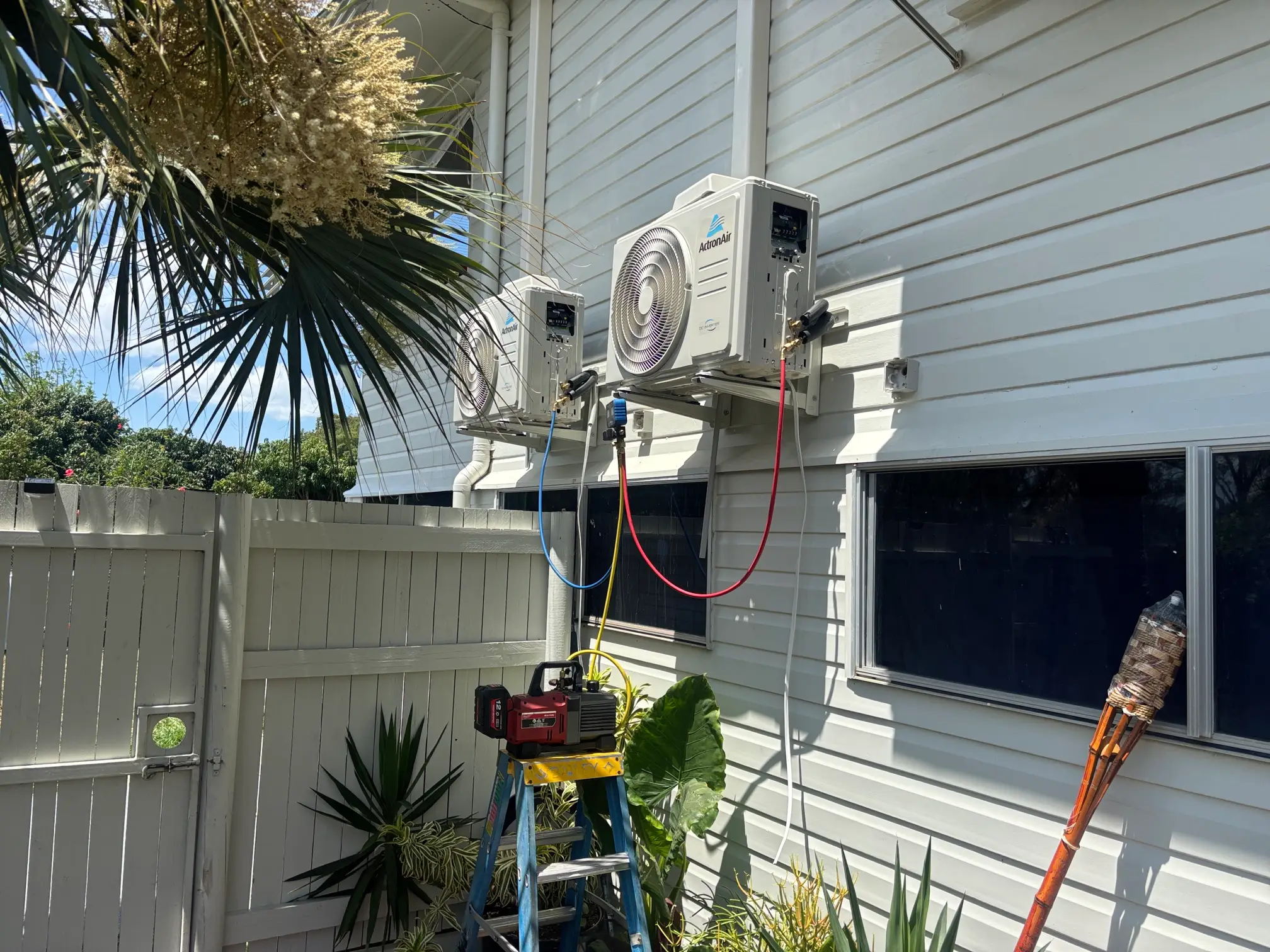 split system air conditioning installation